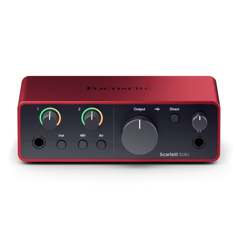 Focusrite Scarlett Solo 4th Generation Audio Interface