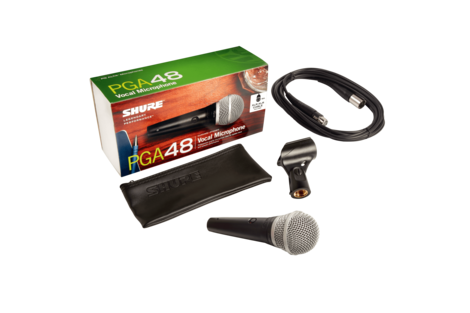 Shure PGA48 Cardioid Dynamic Vocal Microphone