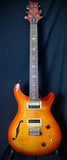 Used PRS SE Custom Semi Hollow - Flame Top Sunburst