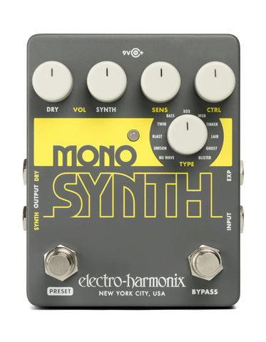 Electro-Harmonix Guitar Mono Synth Effect Pedal