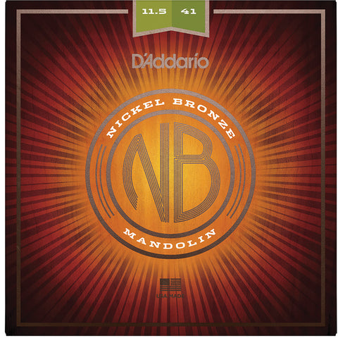 D'Addario Nickel Bronze Medium/Heavy Mandolin Strings