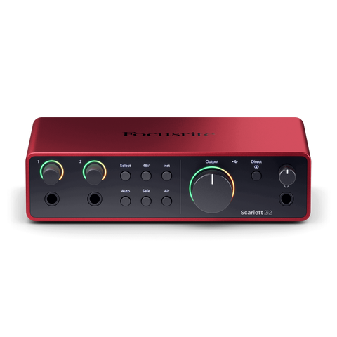 Focusrite Scarlett 2i2 4th Generation Audio Interface