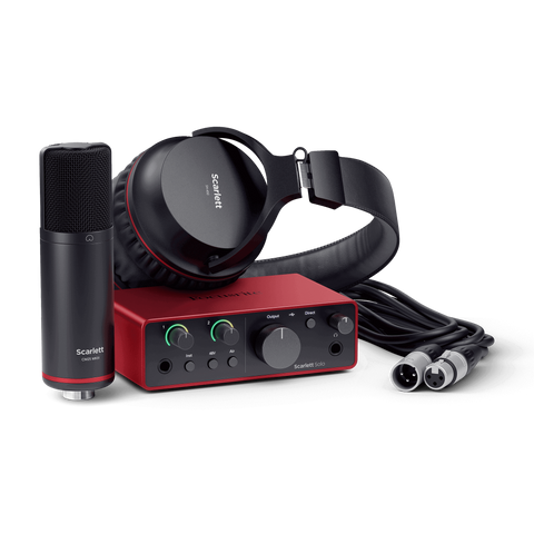 Focusrite Scarlett Solo 4th Generation Studio Pack