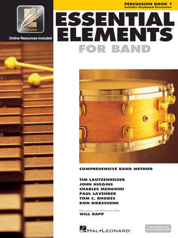 Essential Elements for Band - Percussion, Book 1