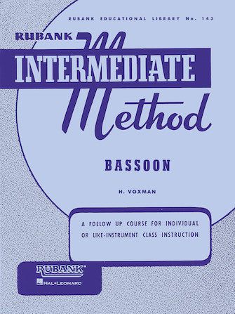 Rubank Intermediate Method 143 - Bassoon