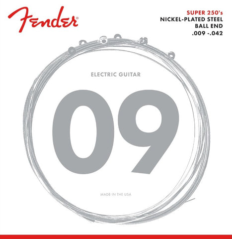 Fender Super 250 Nickel-Plated Steel Electric Guitar Strings