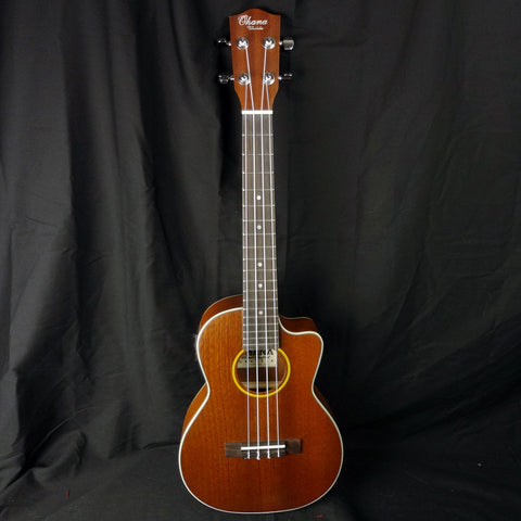 Ohana TK20CE Solid Top Mahogany Tenor with Pickup