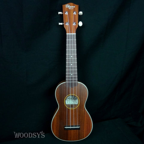 Ohana SK20 Solid Top Mahogany Soprano Ukulele