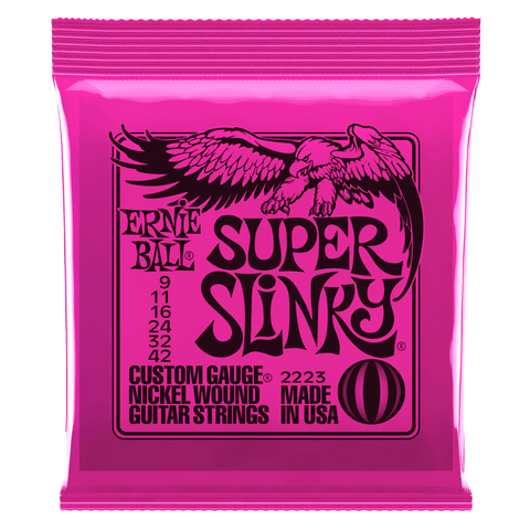 Ernie Ball Super Slinky Nickel Wound Electric Guitar Strings