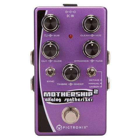 Pigtronix Mothership 2 Analog Synthesizer Pedal