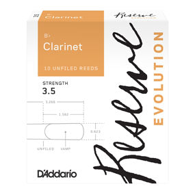 D'Addario Reserve Evolution Bb Clarinet Reeds