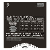 D'Addario ECB81-5 XL Chromes 5 String Light (45-132) Long Scale Electric Bass Strings