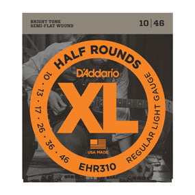 D'Addario EHR310 Half Round Regular Light Electric Guitar Strings