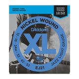 D'Addario EJ21 Nickel Wound Jazz Light Electric Guitar Strings