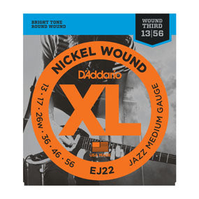 D'Addario EJ22 Nickel Wound Jazz Medium Electric Guitar Strings