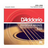 D'Addario EJ24 Phosphor Bronze True Medium Acoustic Guitar Strings