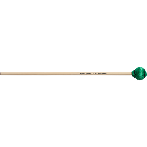 Vic Firth Signature Keyboard Series - Terry Gibbs, Medium Hard, Green Cord Keyboard Mallets