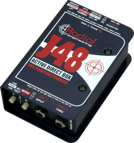 Radial J48 MK2 Active 48-Volt Phantom Power Direct Box