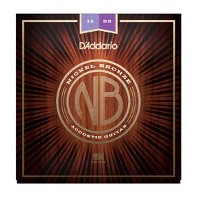 D'Addario NB1152 Nickel Bronze Custom Light Acoustic Guitar Strings