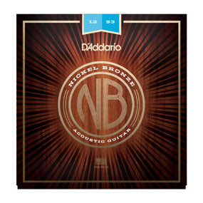 D'Addario NB1253 Nickel Bronze Light Acoustic Guitar Strings