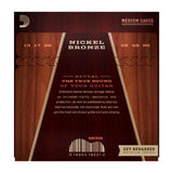 D'Addario NB1356 Nickel Bronze Medium Acoustic Guitar Strings