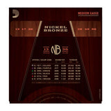 D'Addario NB1356 Nickel Bronze Medium Acoustic Guitar Strings