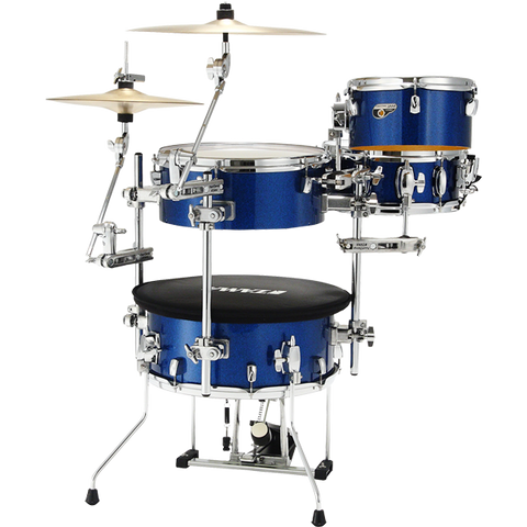 TAMA Cocktail-JAM 4-Piece Shell Pack with Hardware - Indigo Sparkle